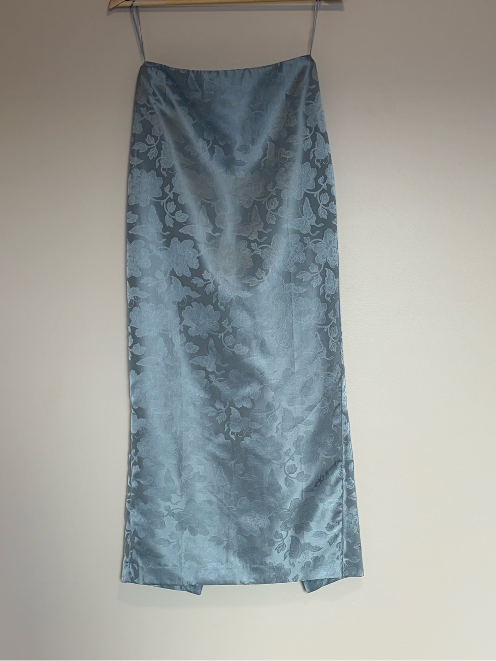 NEW Reformation Nima Two Piece Skirt Set in Blue Cornflower Jacquard | US 4 UK 8 - Picture 9 of 15